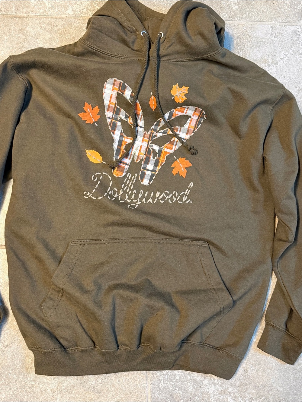 Official Dollywood Plaid Butterfly Fall Hoodie – Sweatshirt